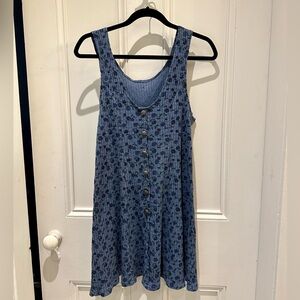 VINTAGE 90s BLUE SKATER DRESS